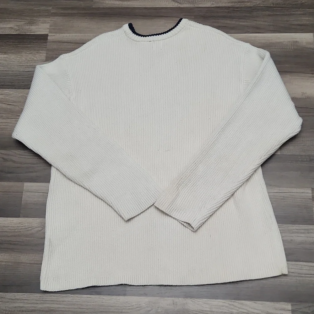 Gap Cable Knit Cream Sweater Size XXL